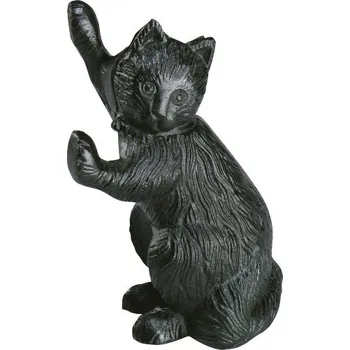 Zarážka na dveře Kočka, litina černá|Esschert Design