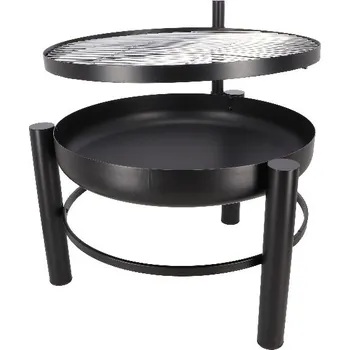 Ohniště s BBQ nástavcem, 64x79x59cm, dárkové balení|Esschert Design