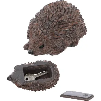 Skrýš na klíče KEYKEE, ježek, hnědá, 12x7x6cm|Esschert Design