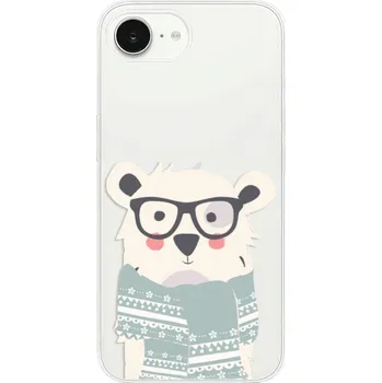 Pouzdro na mobilní telefon Odolné silikonové pouzdro iSaprio - Bear with Scarf - iPhone 16e