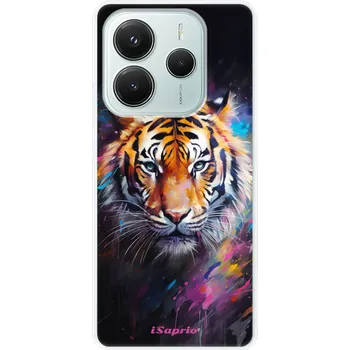 Pouzdro na mobilní telefon Odolné silikonové pouzdro iSaprio - Abstract Tiger - Xiaomi Redmi Note 14 5G