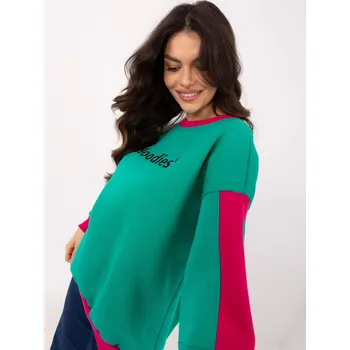 Dámská mikina Mikina EM BL 983.10X tyrkysová jedna velikost