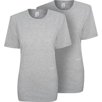 Dámské tričko Dámský 2Pack Tričko s krátkým rukávem QS6198E-020 - Calvin Klein XS