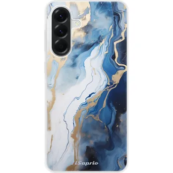 Pouzdro na mobilní telefon Odolné silikonové pouzdro iSaprio - Blue White Marble - Samsung Galaxy A56