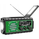 Nouzové rádio a powerbanka XSY350 zelené