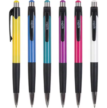 Kancelářské potřeby Kuličkové pero Spoko ReLeaf 0112 - barevný mix