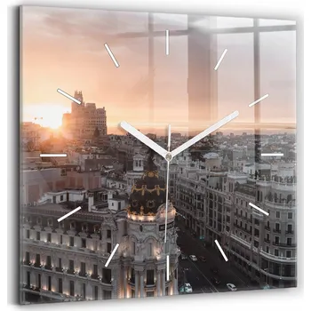 Hodiny Nástěnné hodiny Wallfluent černé 30 cm