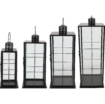 Venkovní osvětlení Lucerna METAL, v.80/56/44/32cm, (balení obsahuje 4 kusy!)|Esschert Design