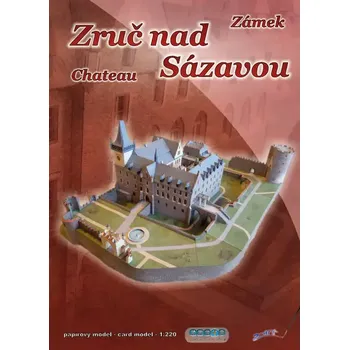 Papírový model Zámek Zruč nad Sázavou (1:220) (Z-Art)