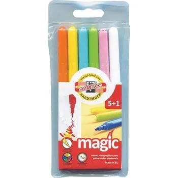 Kouzelné FIXY magické 5+1 barev Koh-I-Noor POPISOVAČE