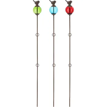 Zahradní dekorace Zápich BIRD, litina+sklo, 8x118cm, (balení obsahuje 3 kusy!)|Esschert Design