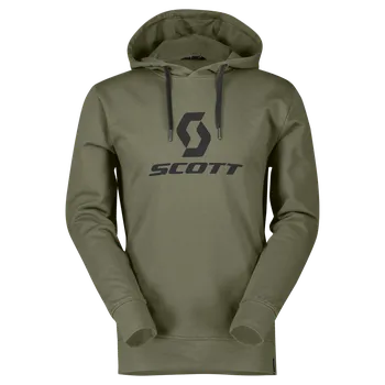 Dámská mikina SCOTT mikina s kapucí Icon LS 2025/2026 Zelená XL Pánské
