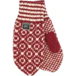 Vlněné palčáky Devold SVALBARD WOOL MITTEN L Červená, Bílá