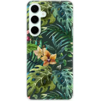 Pouzdro na mobilní telefon Odolné silikonové pouzdro iSaprio - Tropical Green 02 - Samsung Galaxy S24 FE