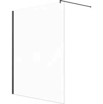 Walk In Jungborn SETTE 140 cm barva rámu černá dekor skla čiré sklo