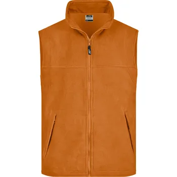 Pánská vesta Pánská heavyfleece vesta JAMES NICHOLSON JN045 ORANGE S