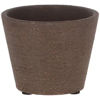 Květináč Květináč UNGLAZED, hnědá, terakota, 9x7x9cm|Esschert Design