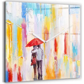 Hodiny Nástěnné hodiny Wallfluent, vícebarevné, 30 cm