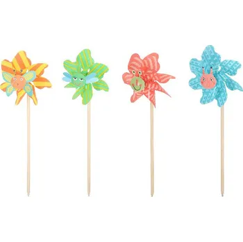 Zahrada Větrník dětský INSECTS, zahradní, 47cm, (balení obsahuje 4 kusy!)|Esschert Design