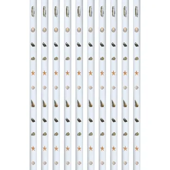 Brčko PAPÍROVÉ MOŘSKÝ SVĚT, potisk v. 19,5cm (balení obsahuje 2 kusy!)4|Esschert Design