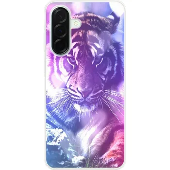Pouzdro na mobilní telefon Odolné silikonové pouzdro iSaprio - Purple Tiger - Samsung Galaxy A36