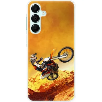 Pouzdro na mobilní telefon Odolné silikonové pouzdro iSaprio - Motocross - Samsung Galaxy A16 5G