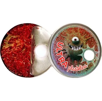 autíčko EPEE Ultra Plastelína 80g s led světlem, červená