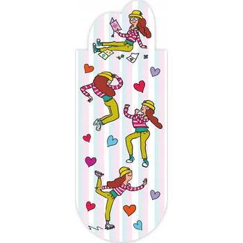 Doplněk ke knize Magnetická ZÁLOŽKA OVALNÁ Dívka BAREVNÁ Skvělá Záložka do Knihy