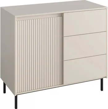 Komoda MOB Komoda Somkera 1D3SZ (kašmír + černá)