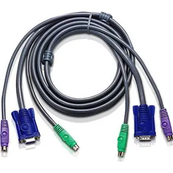 KVM přepínač ATEN sdružený kabel pro KVM PS/2 1.2m SLIM pro CS142,CS124, 2L-5001P/C
