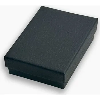 Dárková krabička Dárková krabička obedélník Černá 9,5 x 7,5 cm Silver Beads 22100702560272807