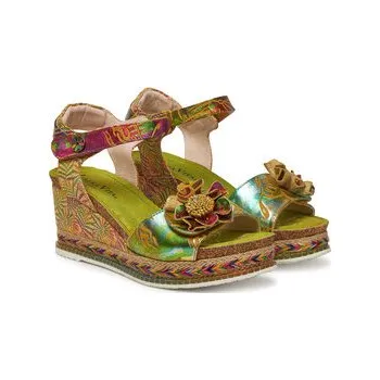 Dámské baleríny Espadrilky Laura Vita Hacdeo 09 Žlutá 37