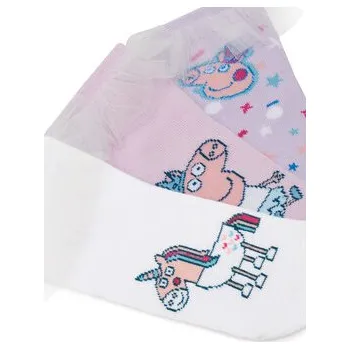 Pánské ponožky Dlouhé ponožky Peppa Pig ACCCS-SS25-205PP(3-PACK) Bílá 28_30