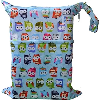 Pytel na pleny GaGa's Nepromokavý pytel Sovičky modré