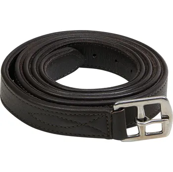 EQUESTRO Řemeny třmenové kožené Equestro, různé délky, tmavě hnědé Délka: 135 cm