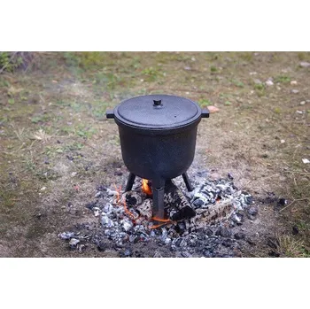 Nádobí Hrnec/Kotlík nad oheň HUNTING, litina, 7L|Esschert Design