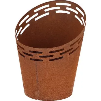 Ohniště LINES, rez, pr.37x45cm|Esschert Design