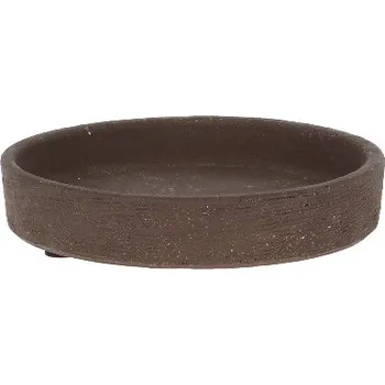 Květináč Miska pod květináč UNGLAZED, hnědá, terakota (k PP012), pr.12x2,5cm|Esschert Design