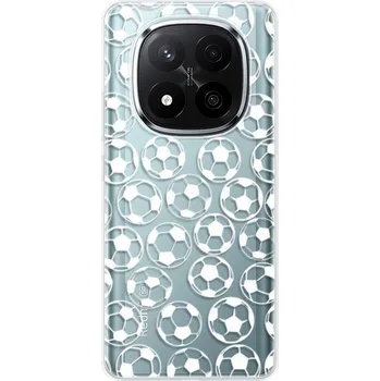 Pouzdro na mobilní telefon Odolné silikonové pouzdro iSaprio - Football pattern - white - Xiaomi Redmi Note 14 Pro 5G/14 Pro+ 5G