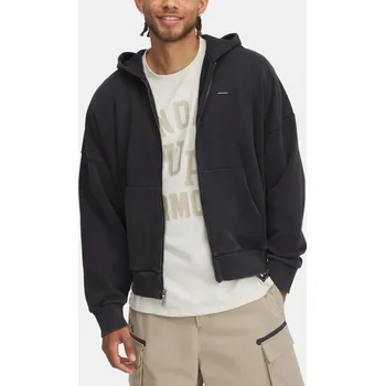 Pánská mikina Pánská mikina Under Armour Icon HWT Fleece Wash FZ 6000651-001 Černá XXL