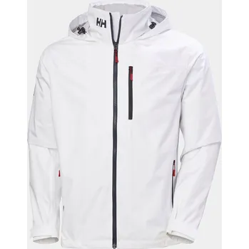 Pánská větrovka Pánská jachtařská bunda HELLY HANSEN CREW HOODED 2.0 - Bílá - L
