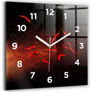 Hodiny Nástěnné hodiny Wallfluent černé 30 cm