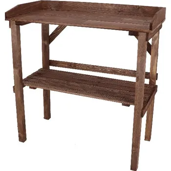 Zahradní stůl Stůl na přesazování rostlin, hnědá, 78x38x82cm|Esschert Design
