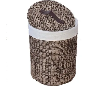 Koš na prádlo Koš na prádlo H&D Home Design koš na prádlo s víkem hyacint s prací vsadkou 50 cm