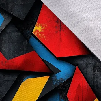 Jarní softshell premium barevné 3D graffiti