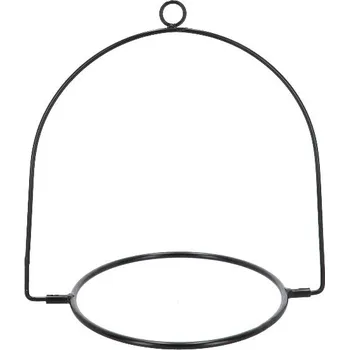 Květináč Závěs na květináč s pr. 20,5cm, kovový, černá, v. 30cm|Esschert Design