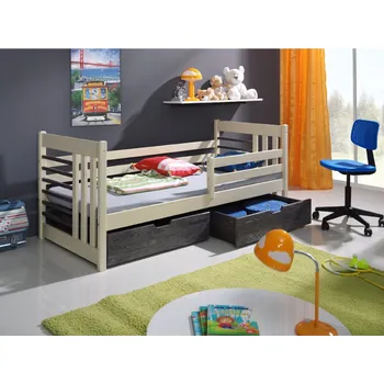 Postel Slevadoma Dětská postel LILI + ROŠT a ZÁSUVKY v ceně Rozměr: 80 x 180 cm, Barva: olše,