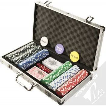 Pokerové sada Verk 18211 Poker set 300 žetonů HQ