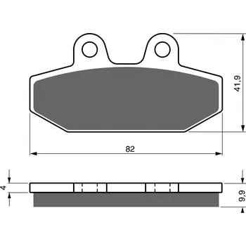 Brzdová destička Brzdové destičky GOLDFREN 395 S3