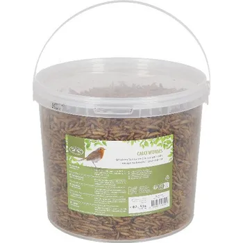 Krmítko pro ptáka Krmení pro ptáčky sušení červi CALCIUM, 0,7kg|Esschert Design